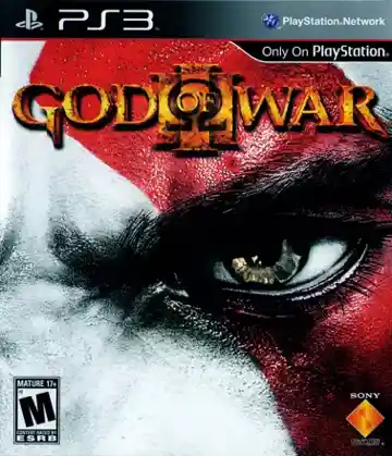 God of War III (USA) (v1.03) (Disc) (Update) box cover front